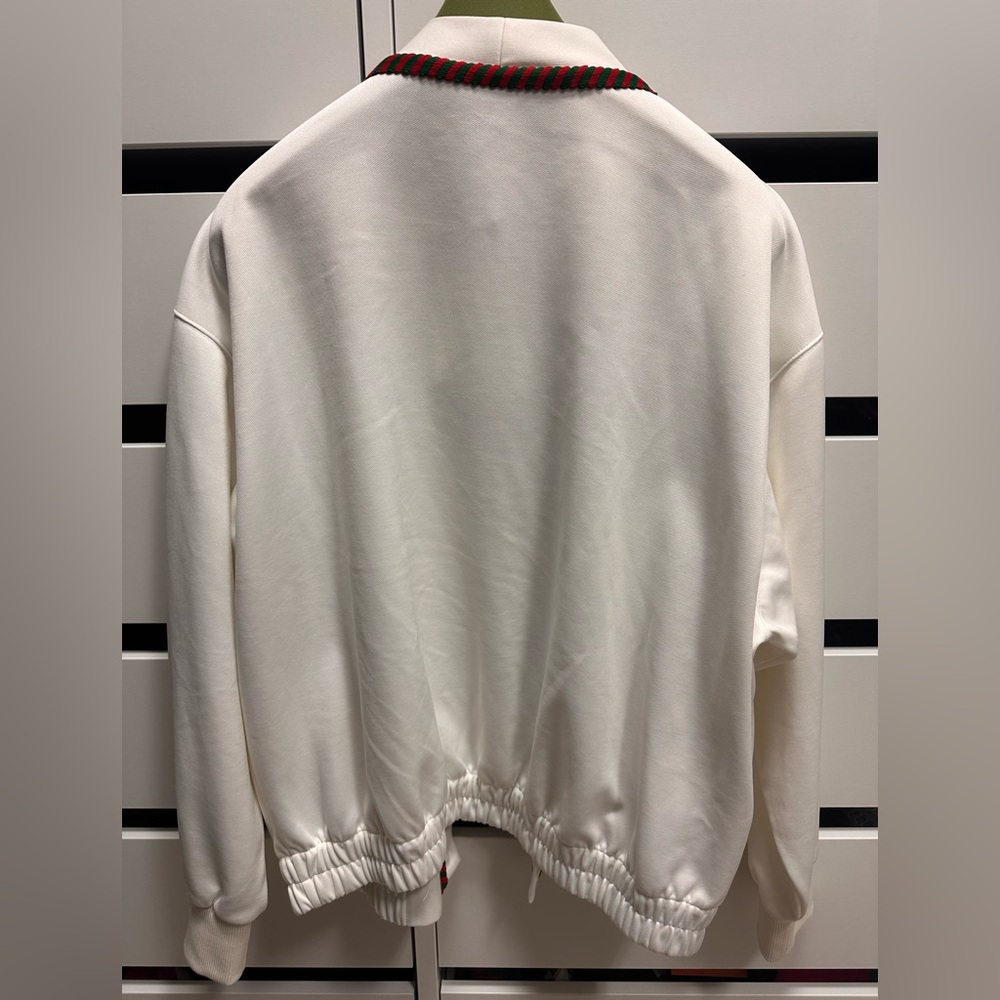 NWT Gucci GG Technical Jersey Cardigan in White - Picture 15 of 16